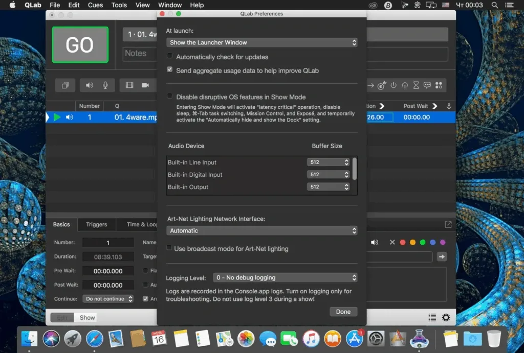 QLab for Mac free